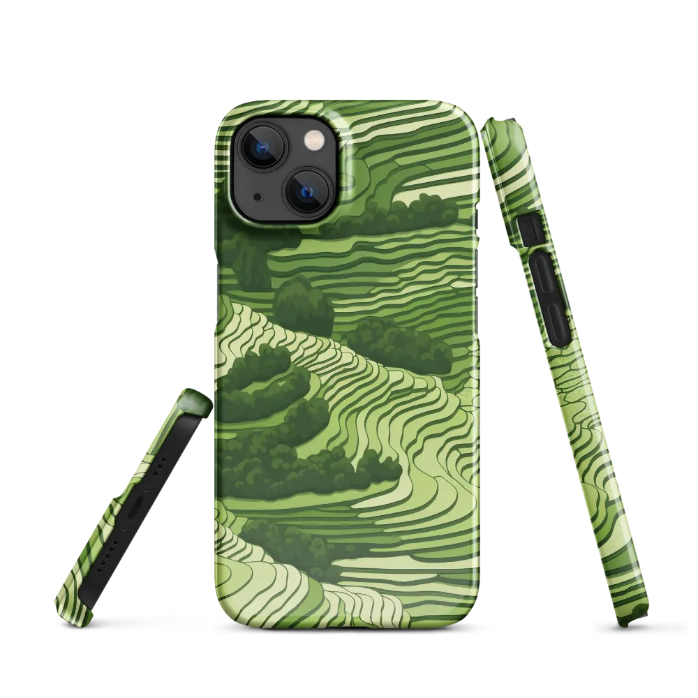 Waves of Green: An Abstract Landscape