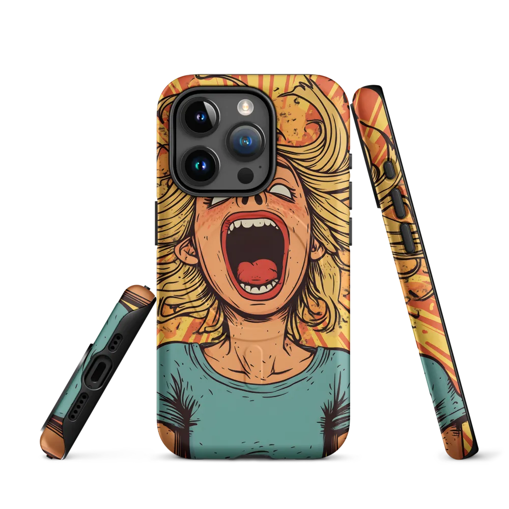 Unleashed Frustration | Phone Case |  15 Pro | MagSafe® Tough Case | Matte