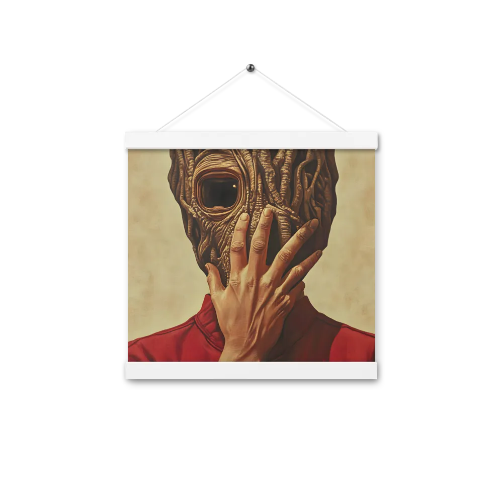 The Mask of Roots | Poster With White Wood Hanger | 12″×12″