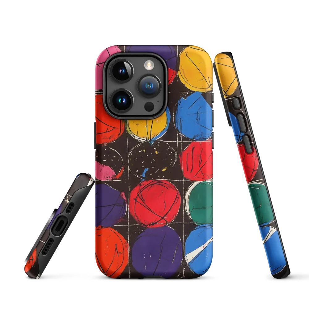 Colorful Circles in Abstract Harmony