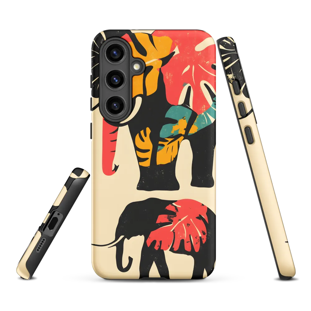 Tropical Elegance: The Elephant's Dance