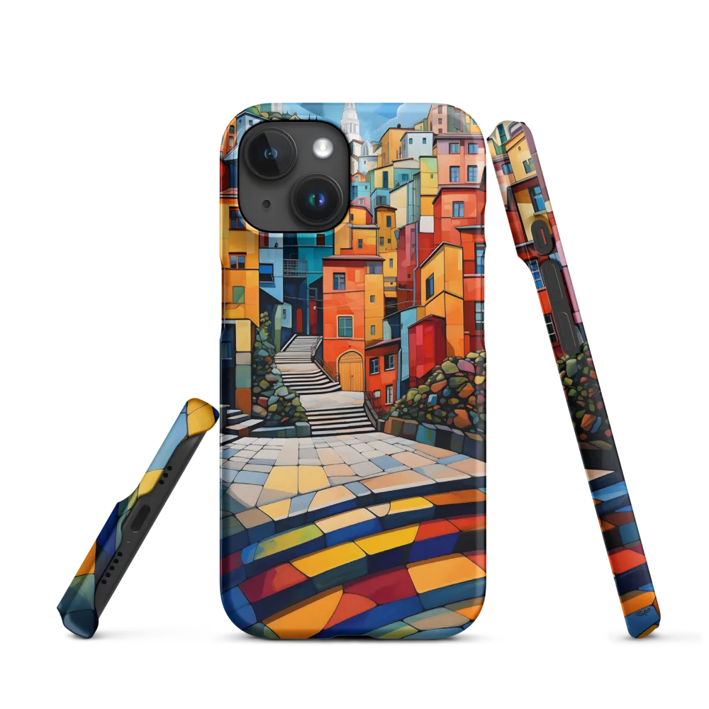 Vibrant Village: A Cubist Journey