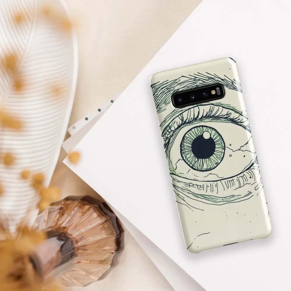 Observant Gaze | Phone Case |  S10 Plus | Snap Case | Glossy