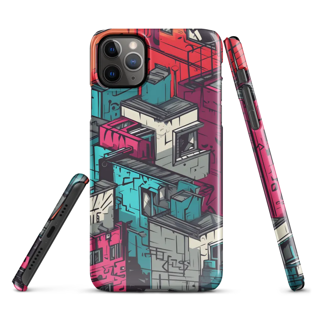 Urban Mosaic: A Vibrant Encounter | Phone Case |  11 Pro Max | Snap Case | Glossy