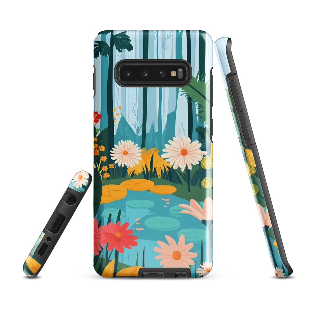 Serenity in Bloom | Phone Case |  S10 Plus | Tough Case | Glossy