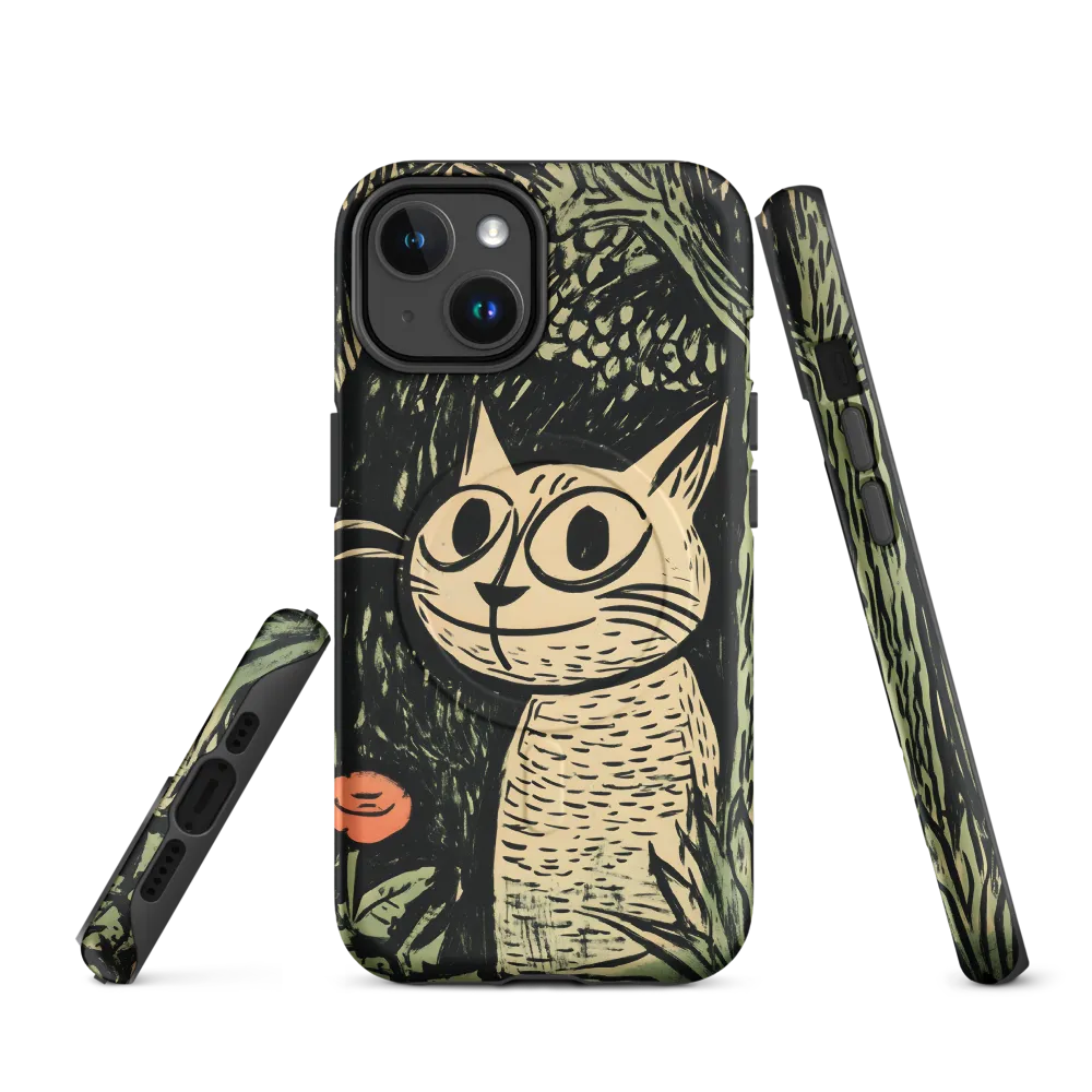 Whimsical Cat in the Forest