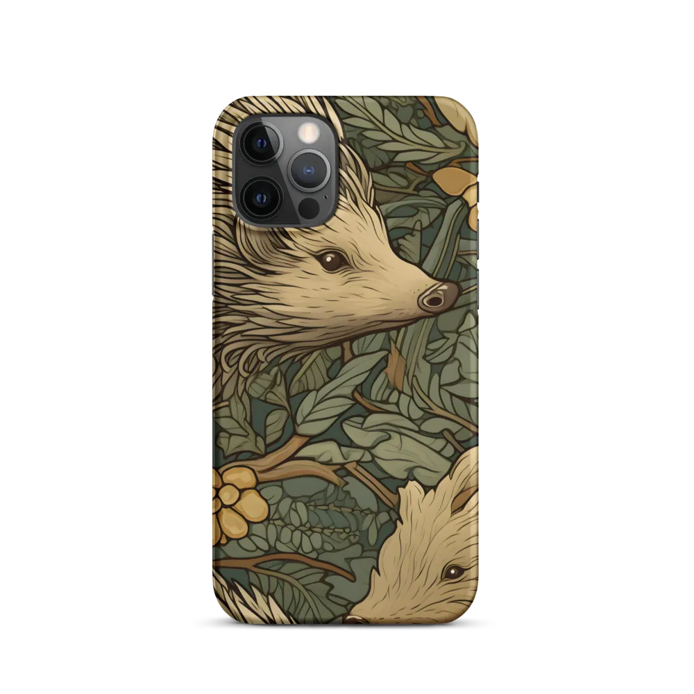 Whimsical Hedgehog Garden | Phone Case |  12 Pro | Snap Case | Matte