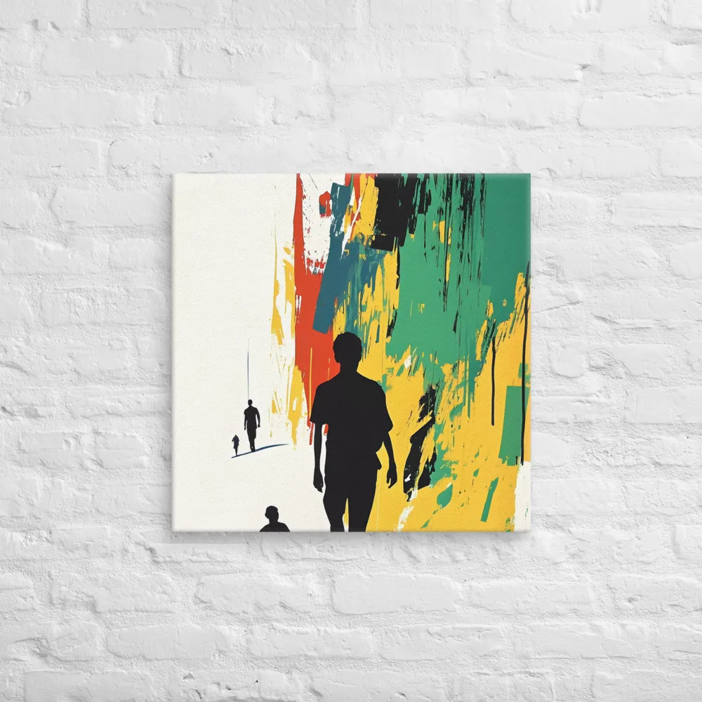 Journey of Silhouettes | Canvas | 24″×24″