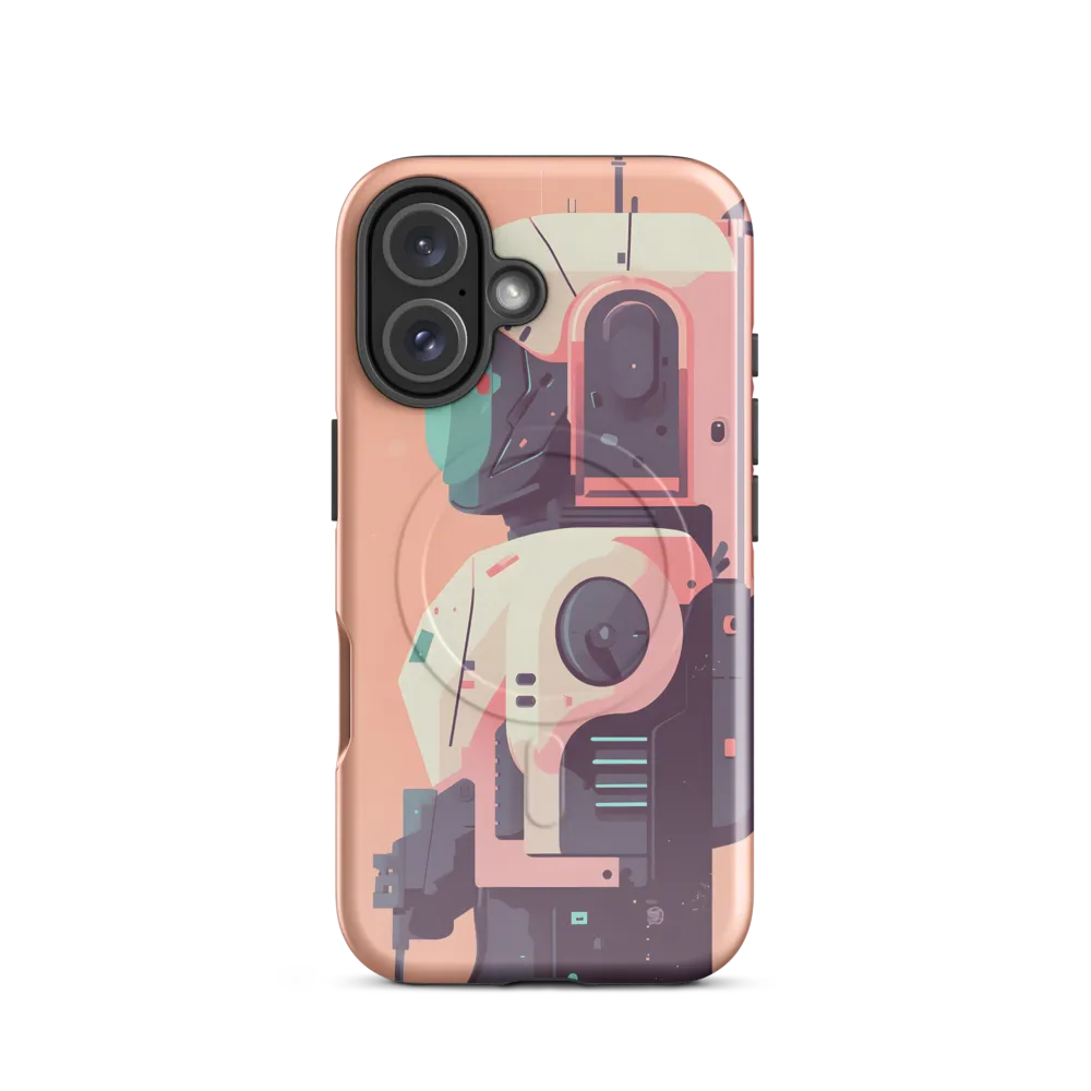 Futuristic Astronaut Bot | Phone Case |  16 | MagSafe® Tough Case | Glossy