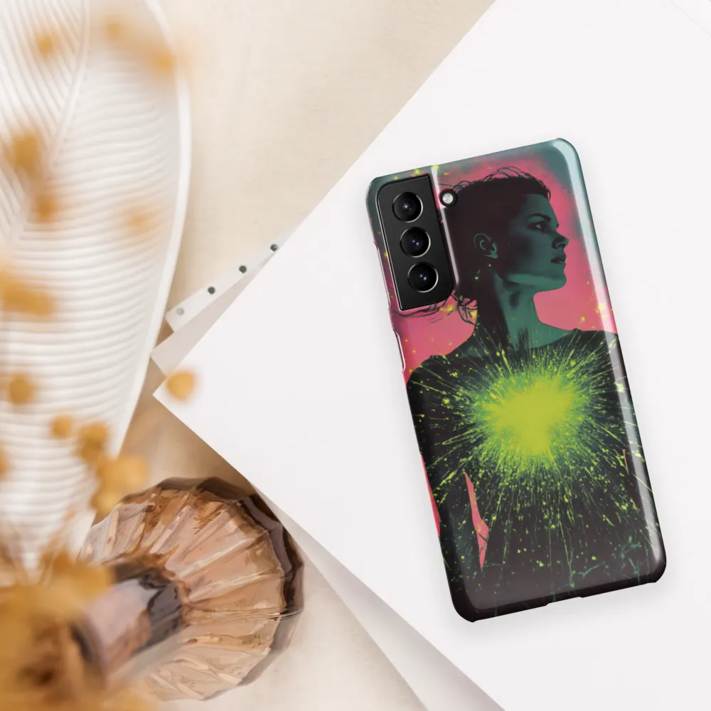 Cosmic Heart: A Surreal Portrait of Strength