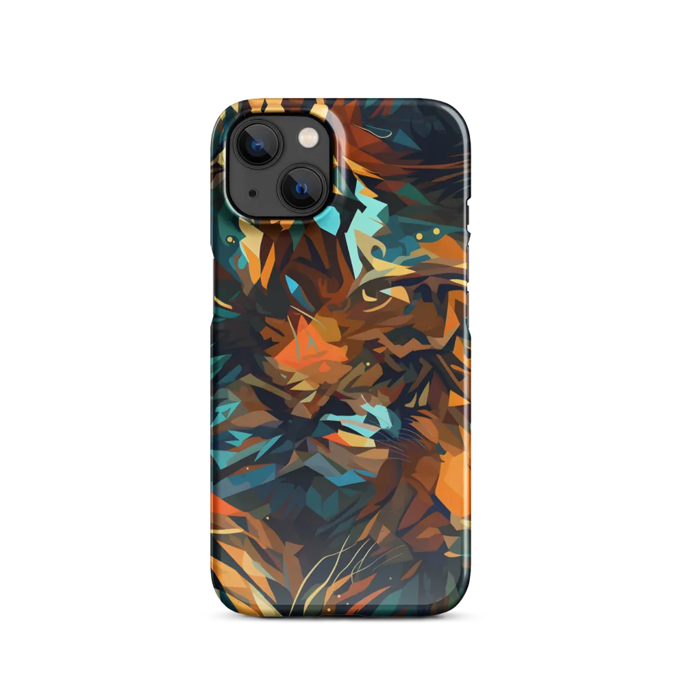 Wild Symphony: Abstract Tigers | Phone Case |  13 | Snap Case | Glossy