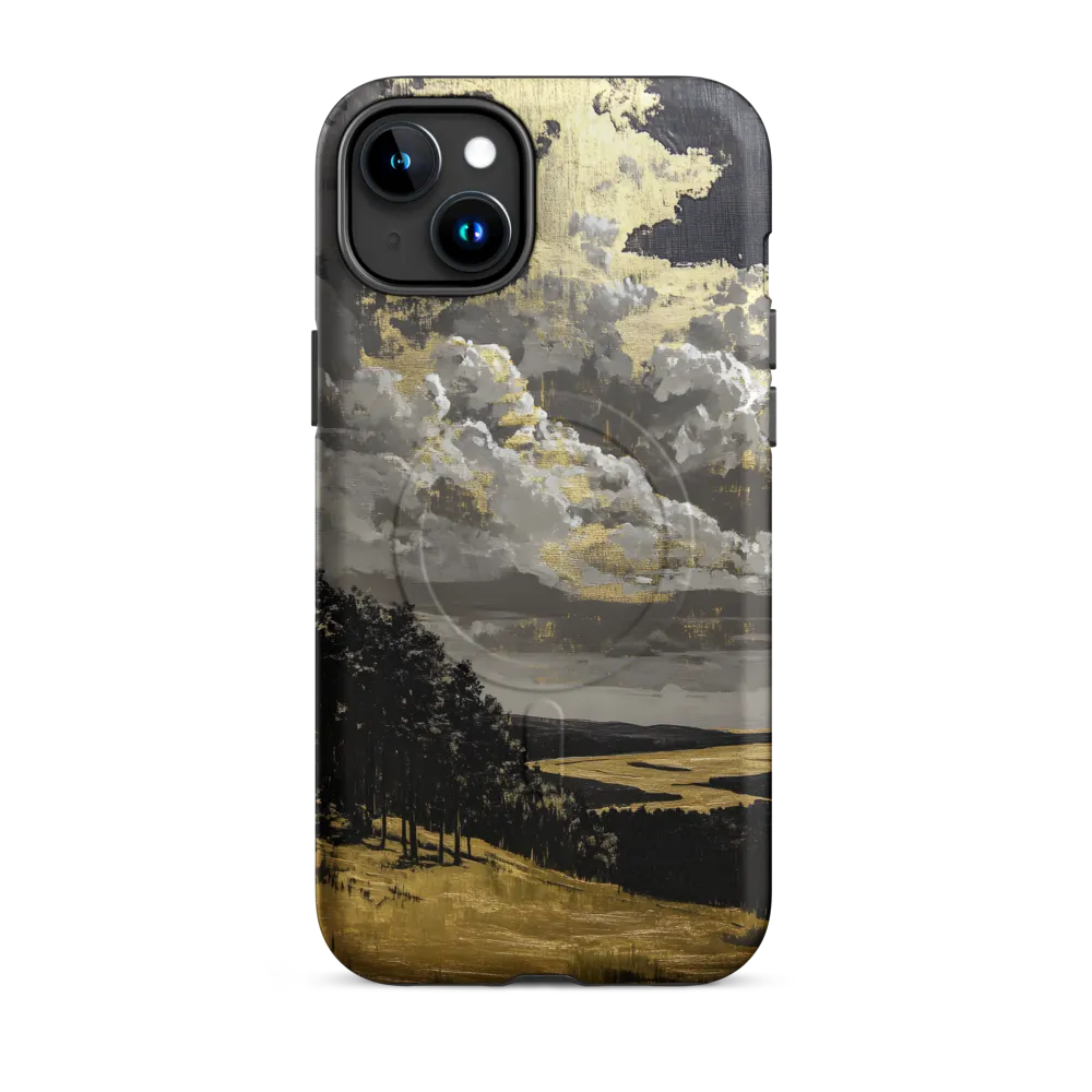 Golden Serenity in a Dramatic Sky