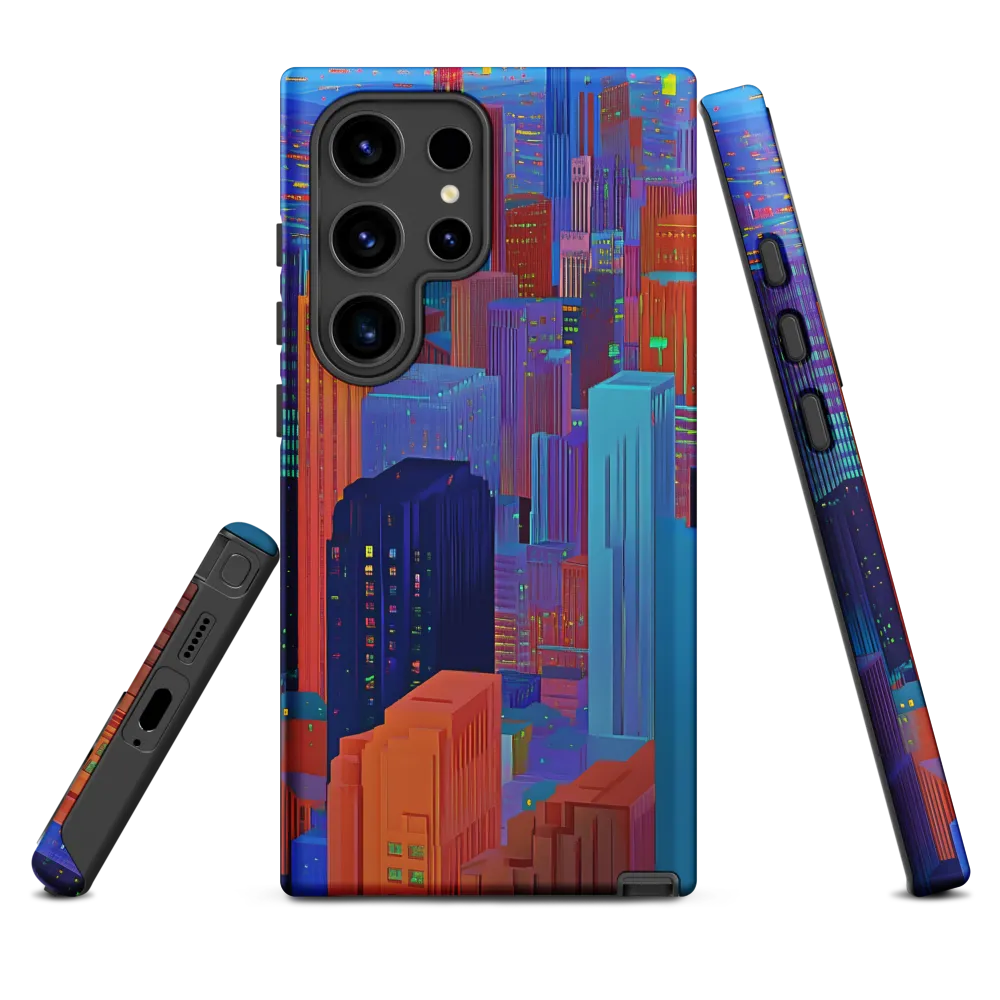 Vibrant Metropolis in Twilight