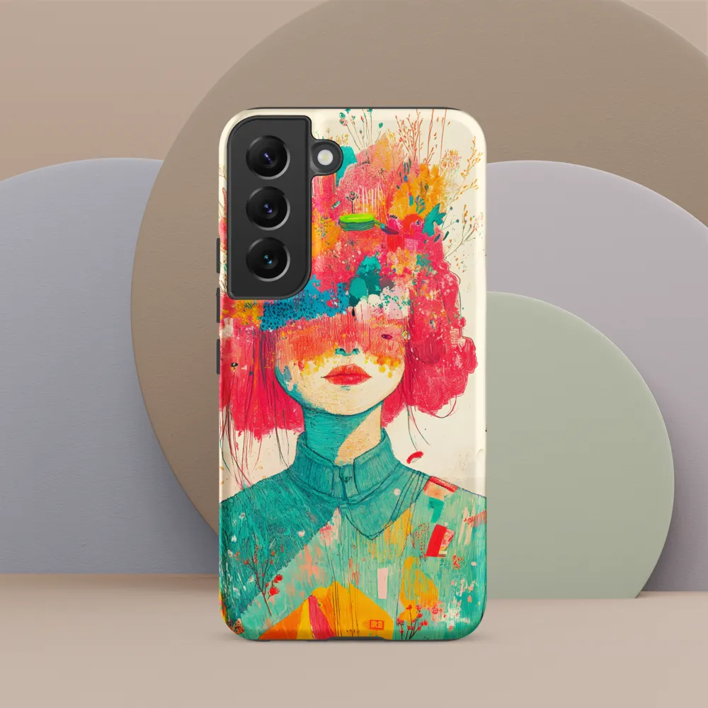 Whimsical Floral Portrait