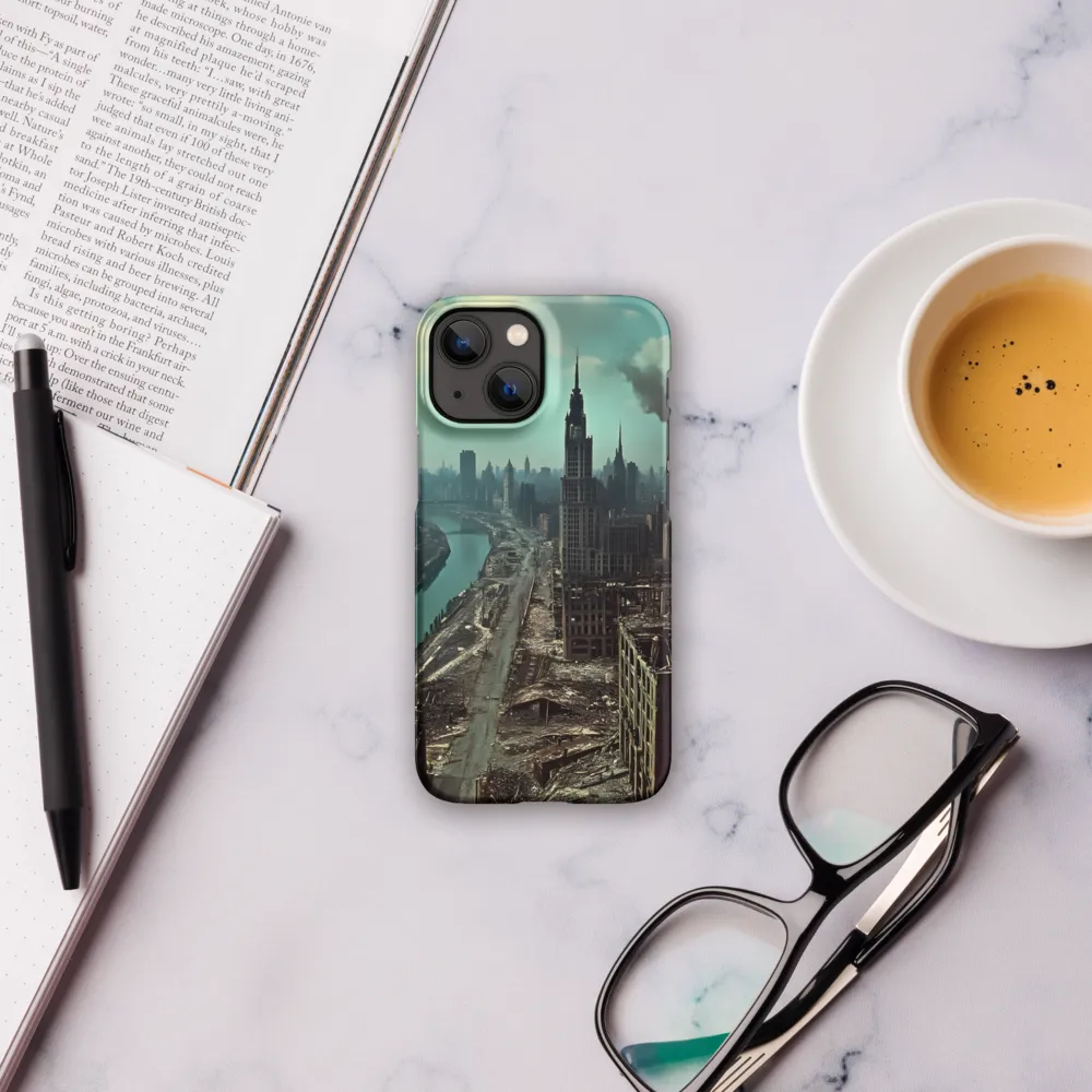 Urban Ruins: A Futuristic Reflection | Phone Case |  13 Mini | Snap Case | Matte