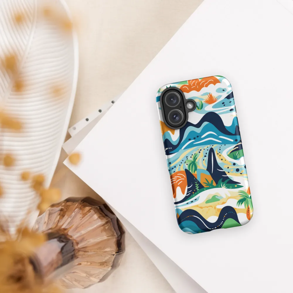 Abstract Tropical Landscape
