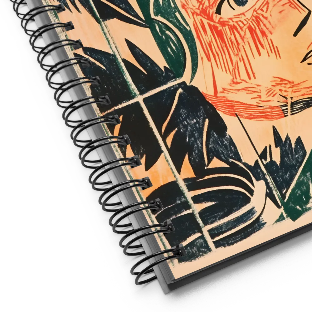 Reflections Through Leaves | Spiral Notebook