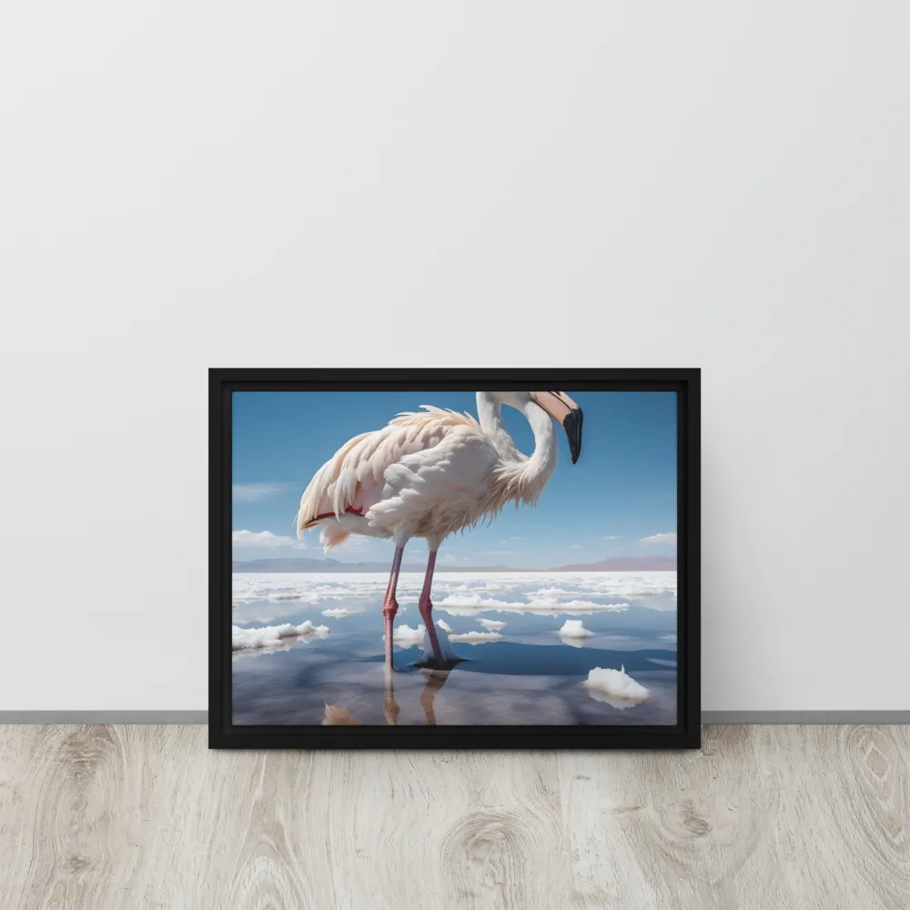 Graceful Solitude of a Flamingo