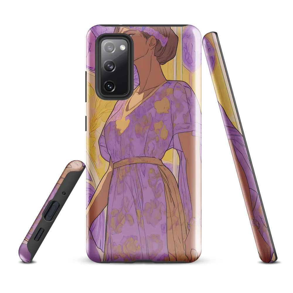 Elegance in Floral Harmony | Phone Case |  S20 FE | Tough Case | Glossy
