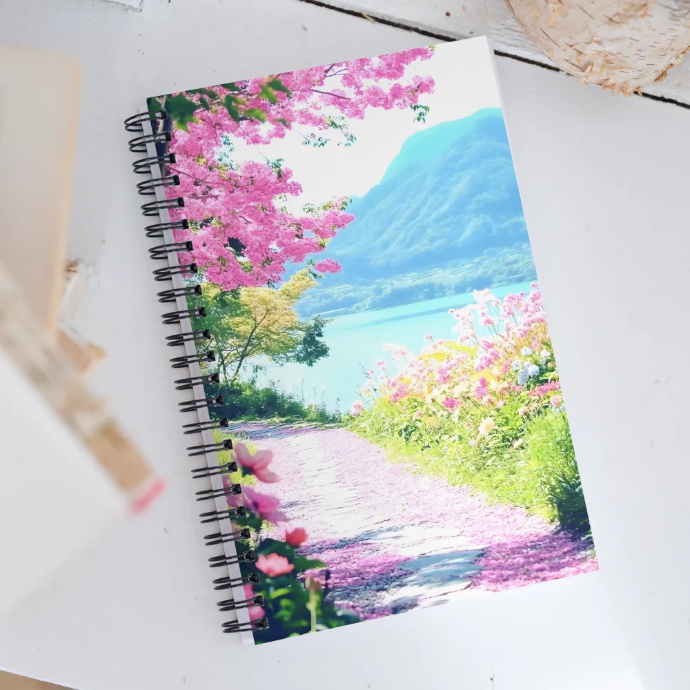 A Pathway of Serenity | Spiral Notebook