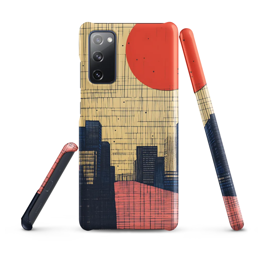 Urban Echoes: A Minimalist Cityscape