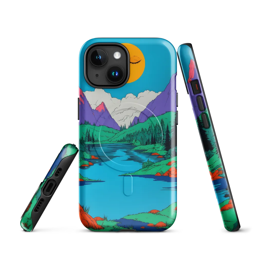 Whimsical Serenity in Vibrant Colors