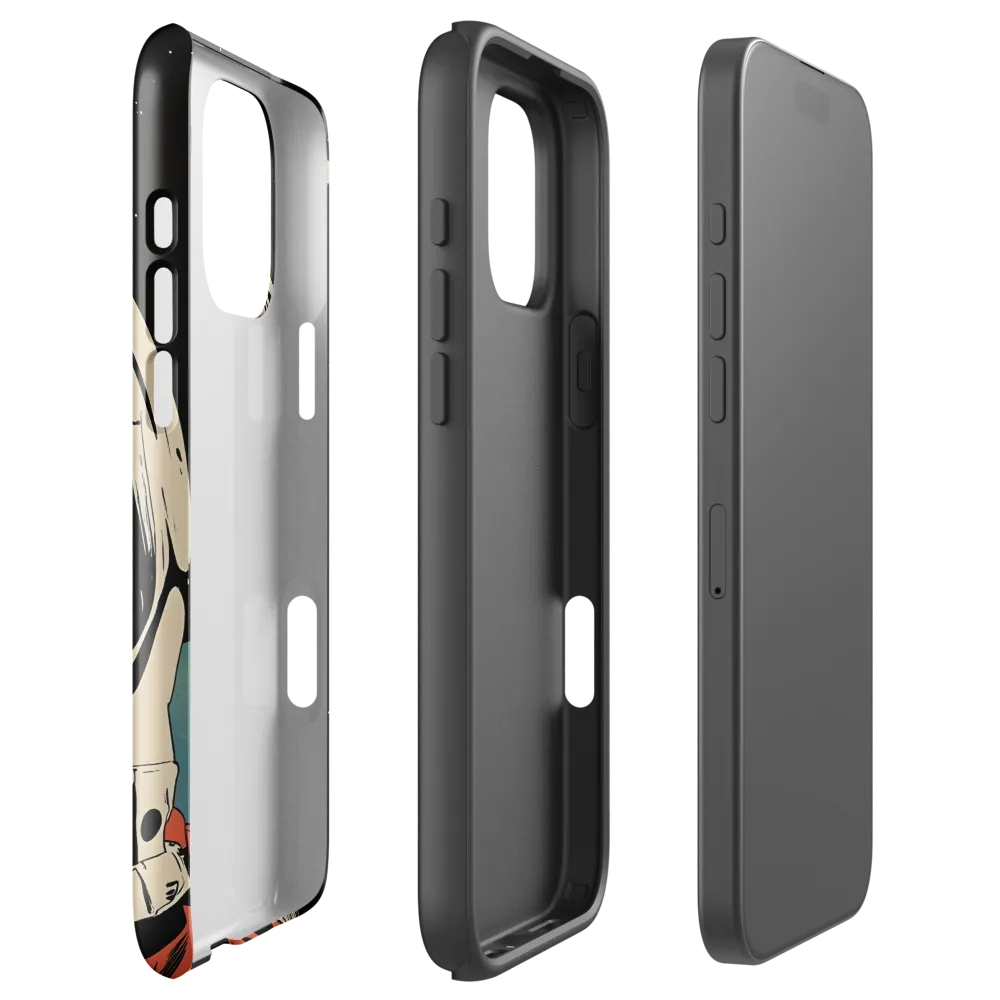 Gaze of the Astronaut | Phone Case |  16 Pro Max | Tough Case | Glossy