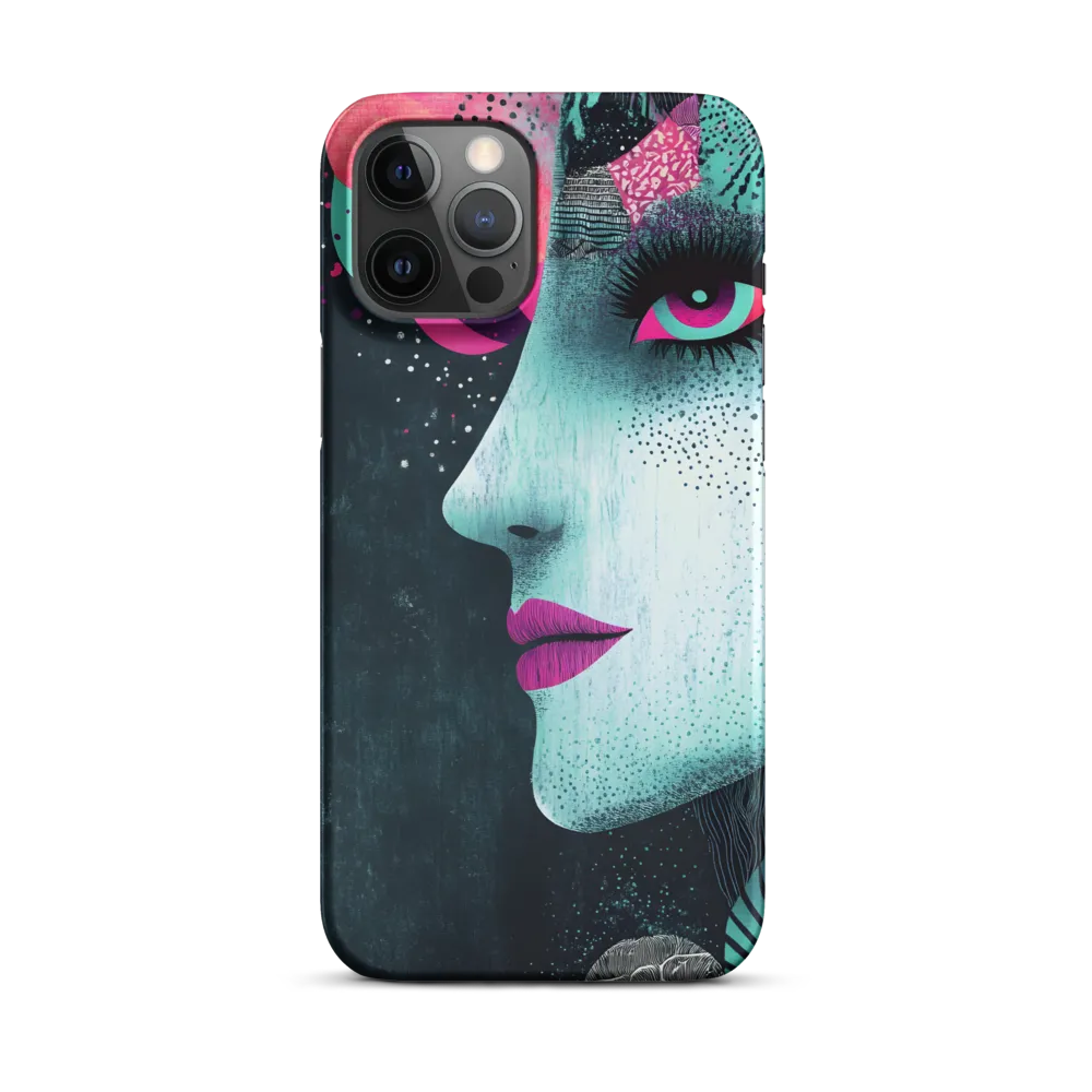 Mystical Beauty in Blue and Pink | Phone Case |  12 Pro Max | Snap Case | Matte