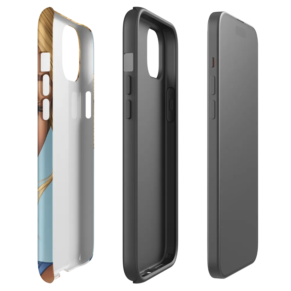 Serenity in Blue | Phone Case |  15 Plus | Tough Case | Matte