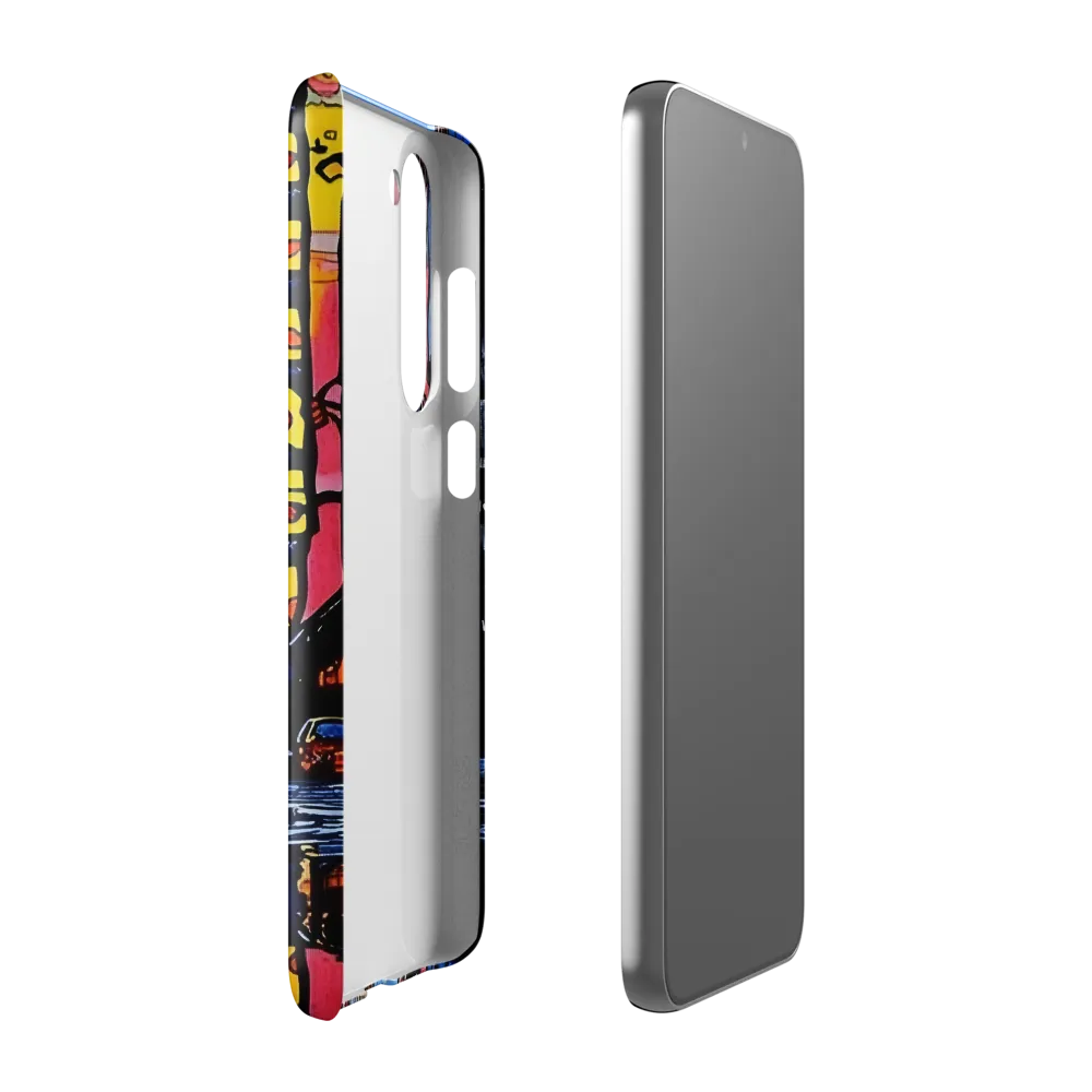 Reflections of a Vibrant City | Phone Case |  S23 Plus | Snap Case | Glossy