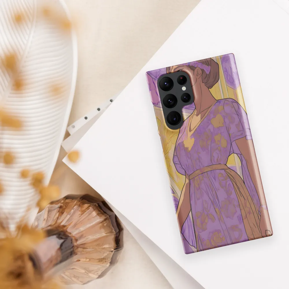 Elegance in Floral Harmony | Phone Case |  S22 Ultra | Snap Case | Matte