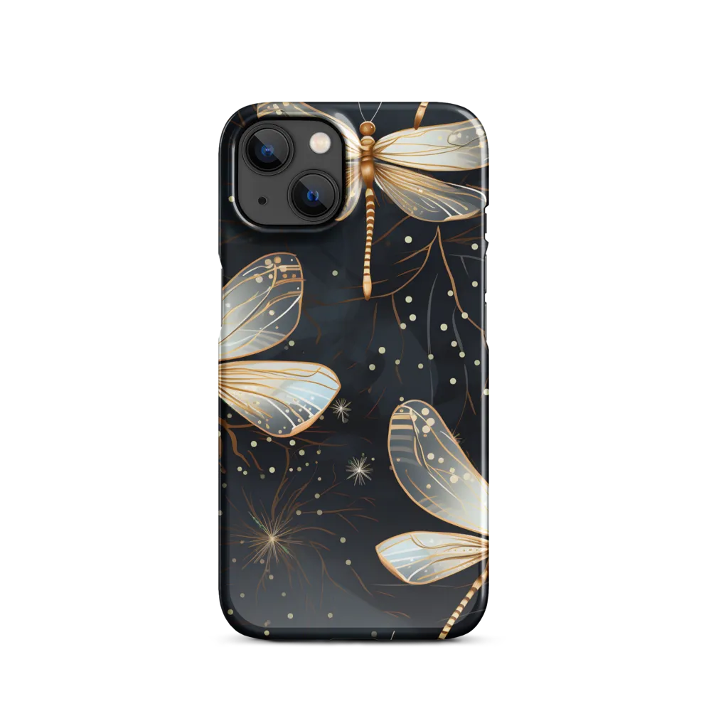 Ethereal Dance: Dragonflies in a Midnight Garden