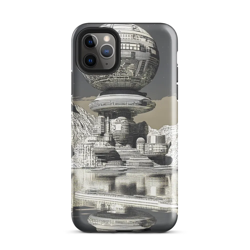 Reflections of a Futuristic Dreamscape | Phone Case |  11 Pro Max | Tough Case | Glossy