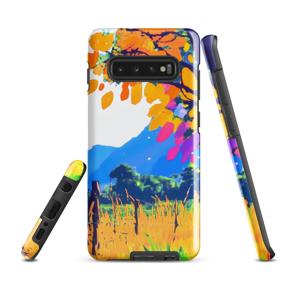 Autumn Serenity in a Vibrant Landscape | Phone Case |  S10 Plus | Tough Case | Glossy