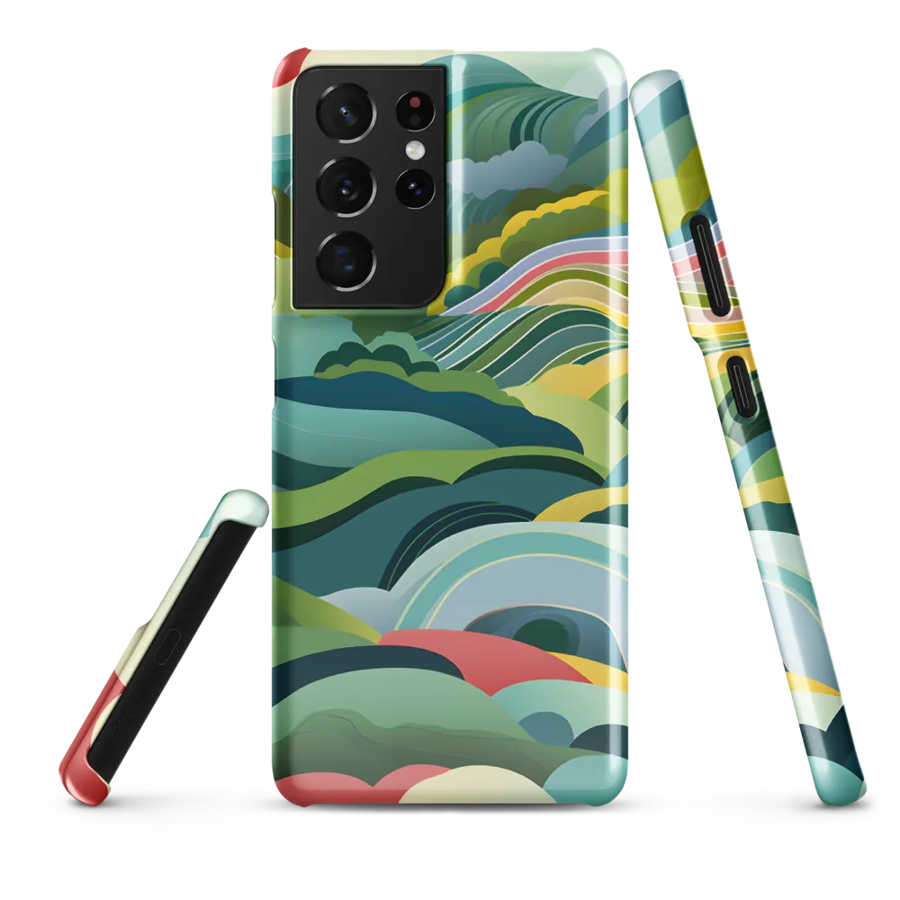 Waves of Serenity | Phone Case |  S21 Ultra | Snap Case | Glossy