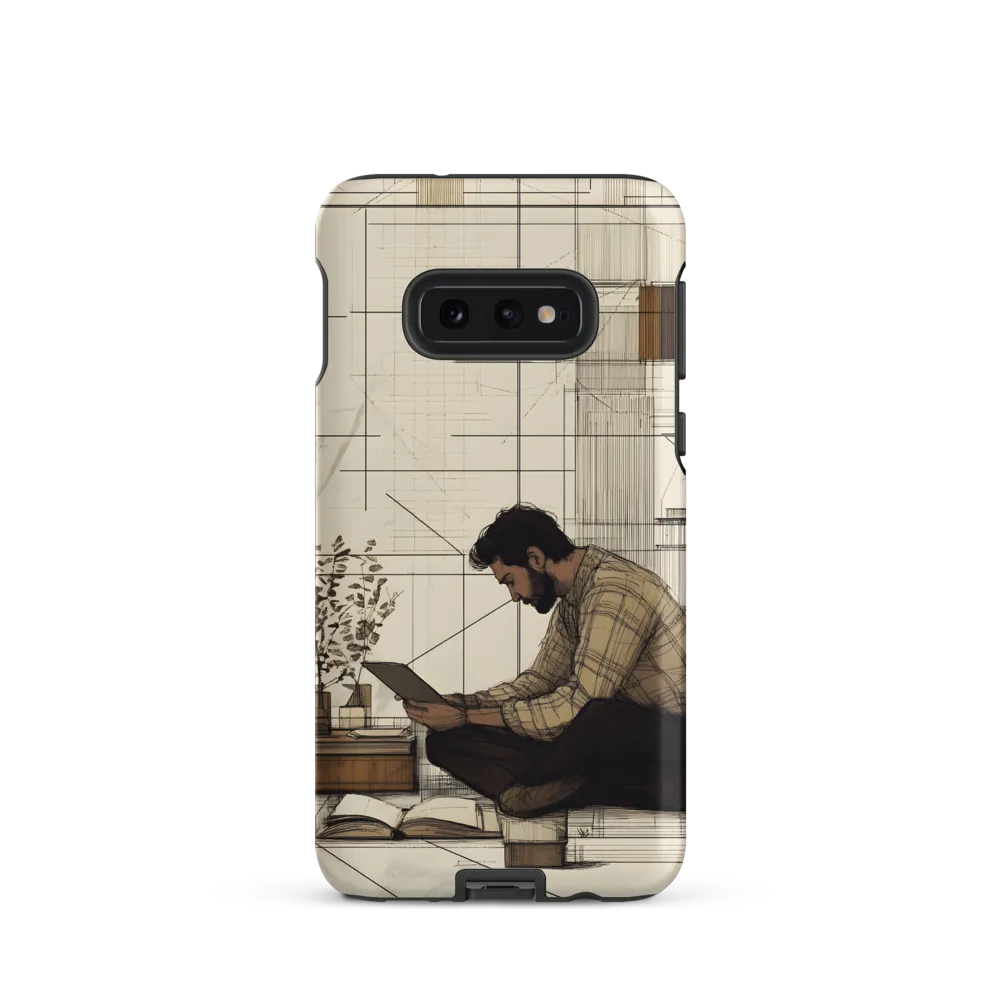 Quiet Reflections in Line | Phone Case |  S10e | Tough Case | Matte