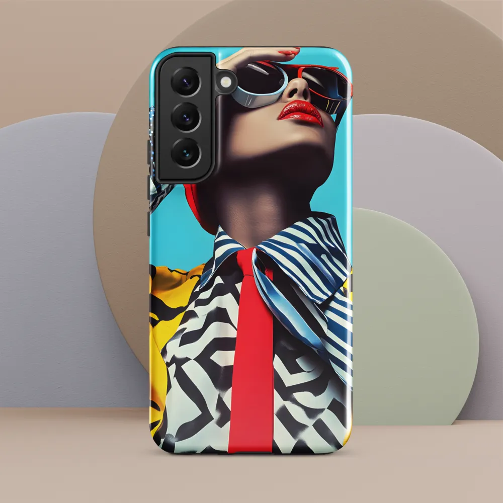 Chic Confidence in Bold Patterns