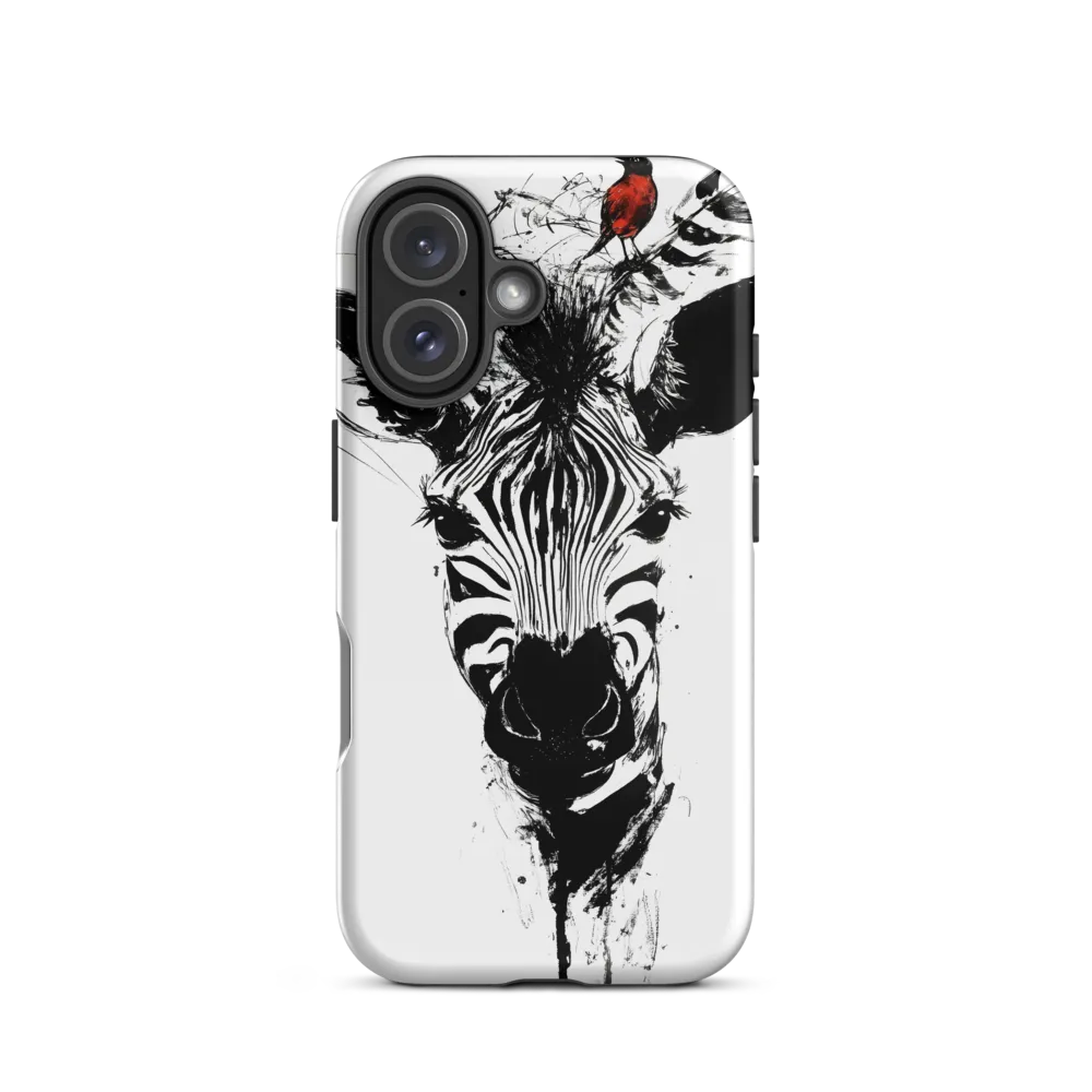 Majestic Stripes and Feathered Companions | Phone Case