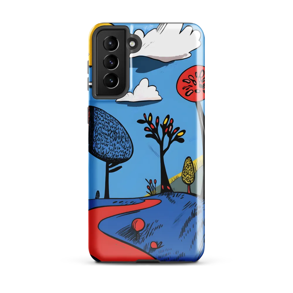A Playful Journey Through Whimsical Woods | Phone Case |  S21 Plus | Tough Case | Glossy