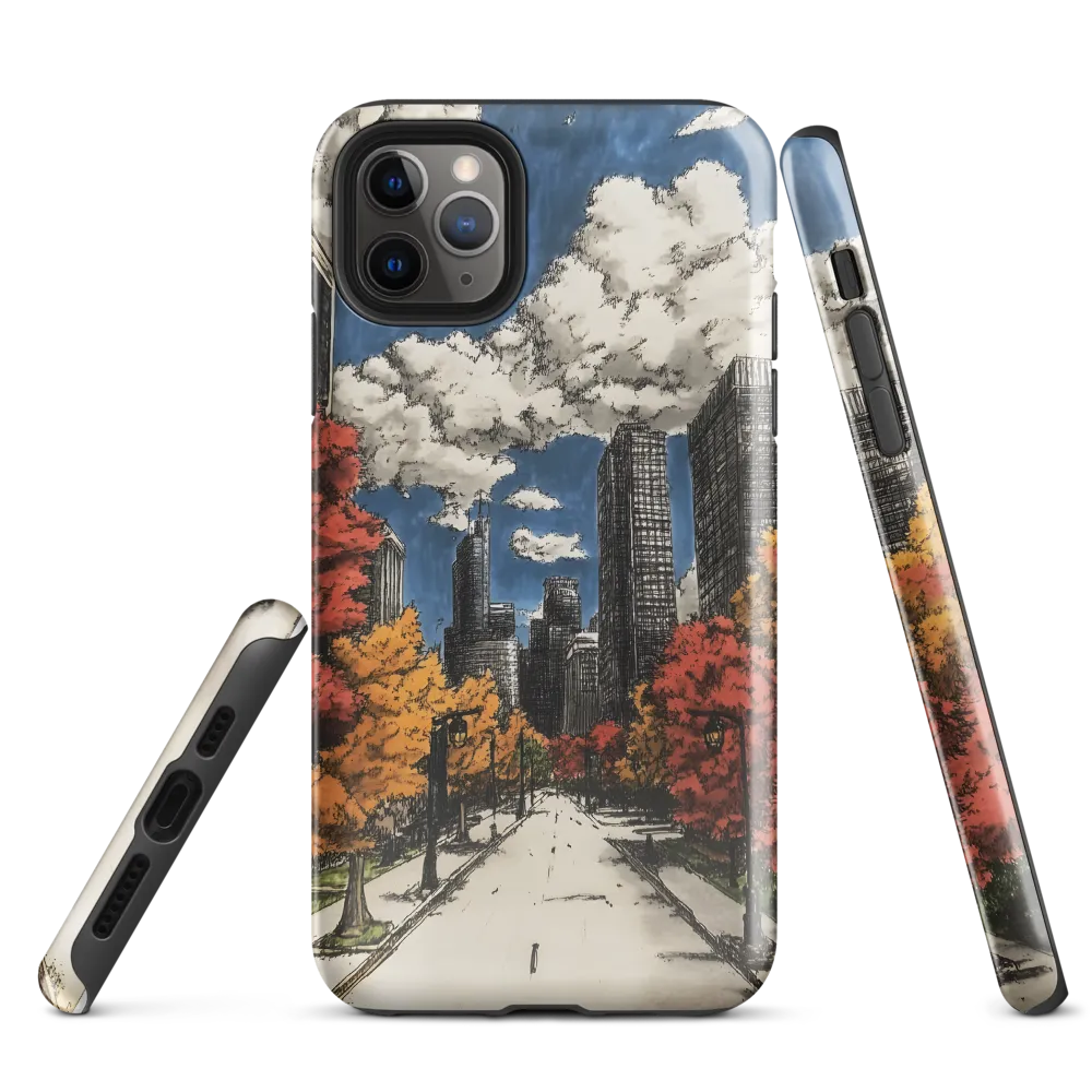 Autumn Serenity in the City | Phone Case |  11 Pro Max | Tough Case | Glossy