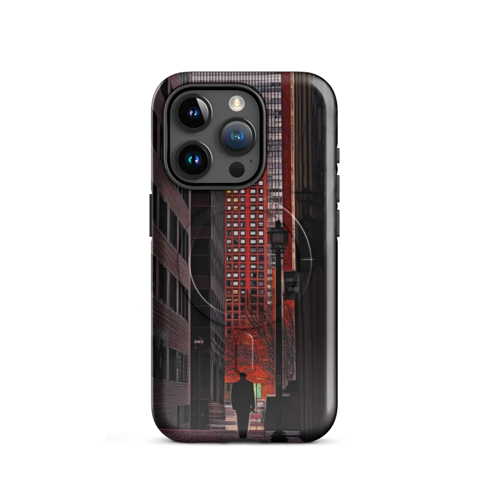 Solitude in the City | Phone Case |  15 Pro | MagSafe® Tough Case | Glossy