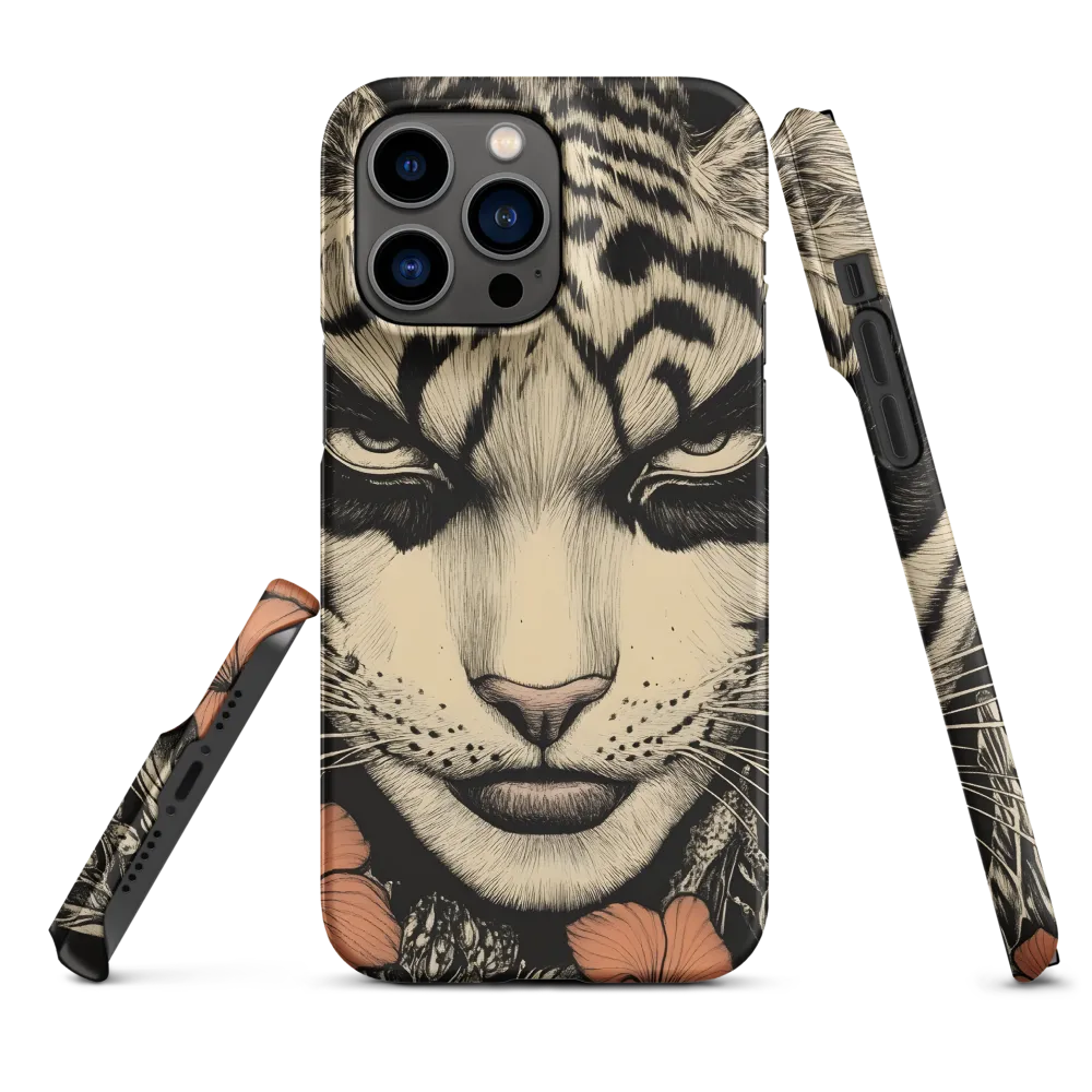 Feline Majesty: The Human-Leopard Connection | Phone Case |  14 Pro Max | Snap Case | Matte