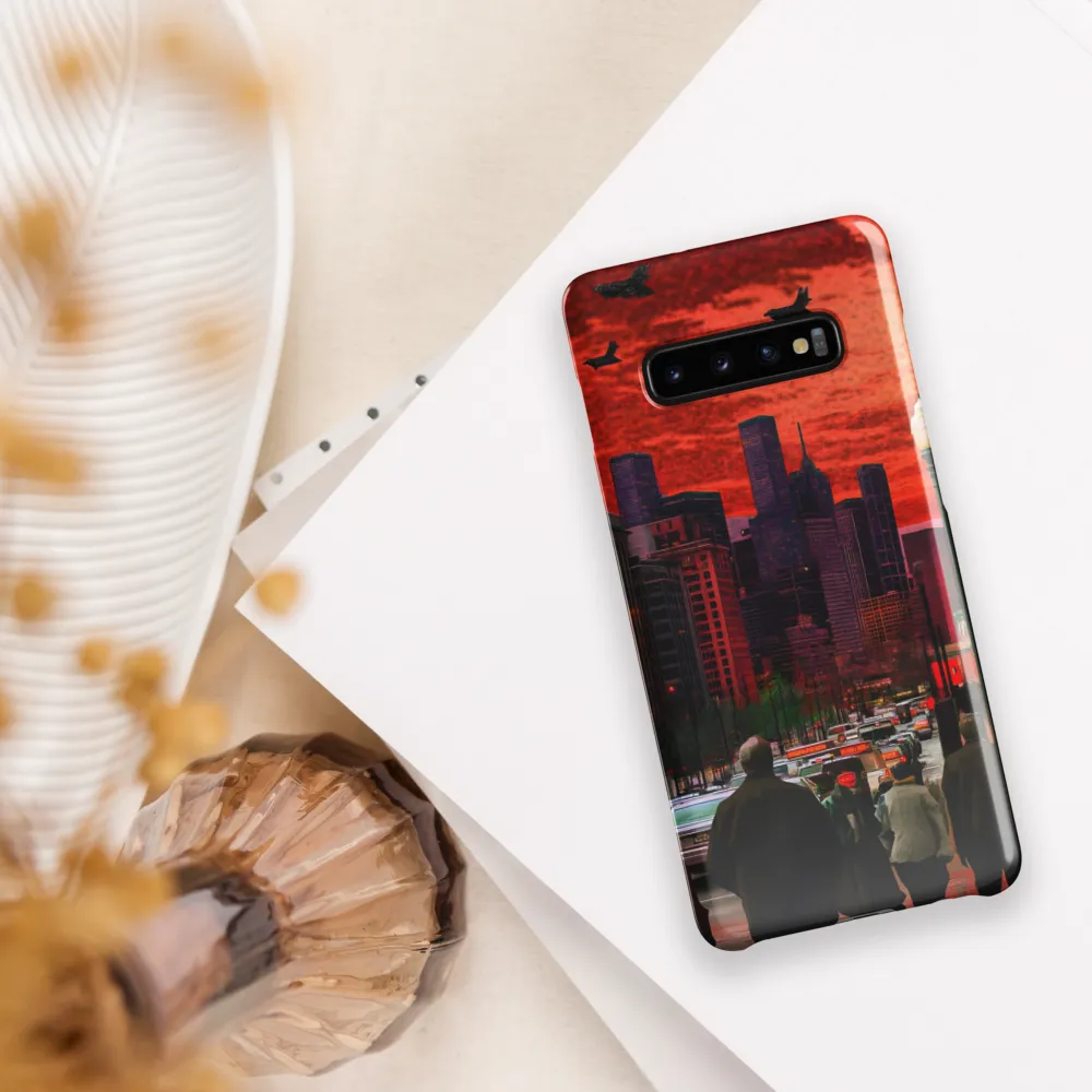 Urban Reverie: Stratospheric Shadows | Phone Case |  S10 Plus | Snap Case | Glossy