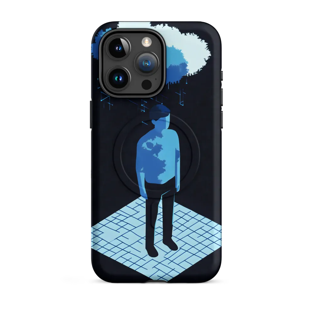 Reflections in Blue | Phone Case |  15 Pro Max | MagSafe® Tough Case | Matte