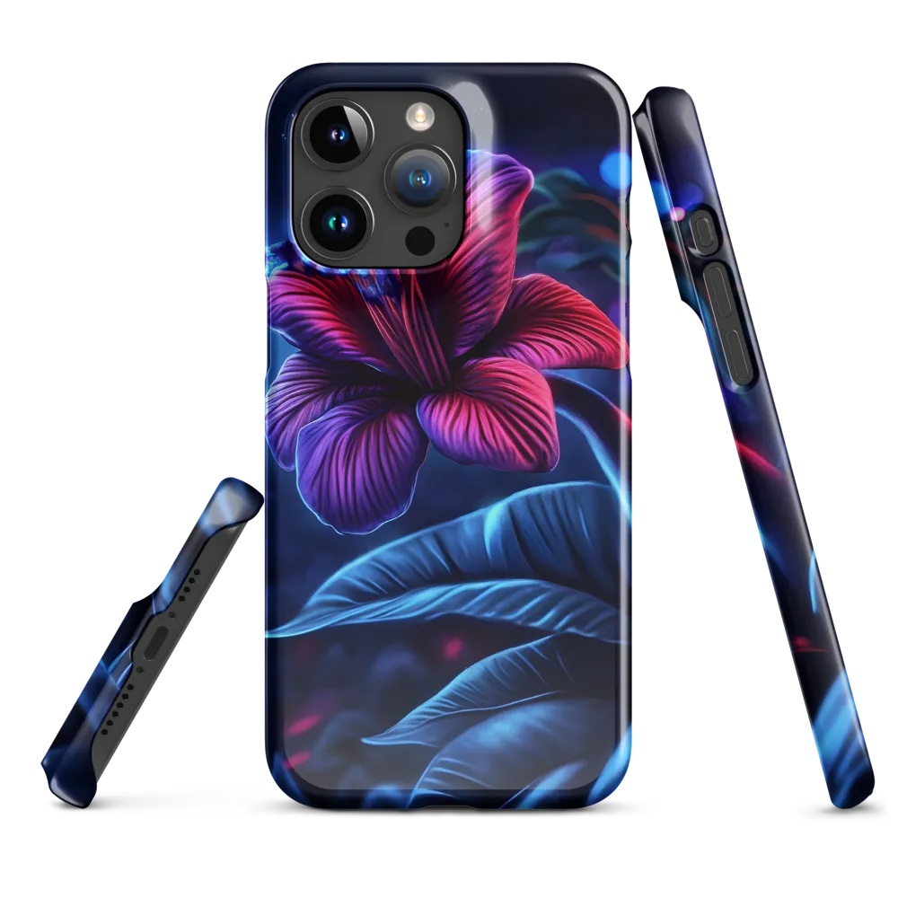Illuminated Serenity: The Surreal Blossom