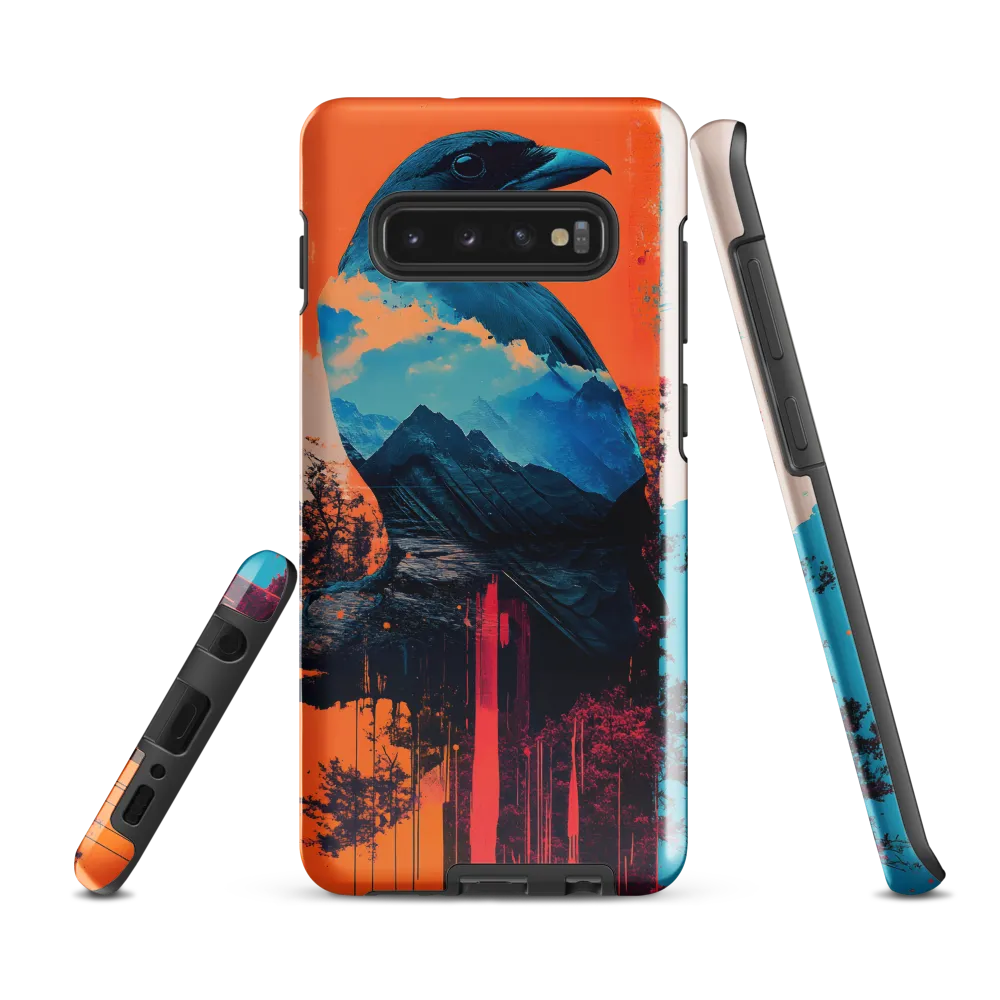 Harmony of Flight and Nature | Phone Case |  S10 Plus | Tough Case | Glossy