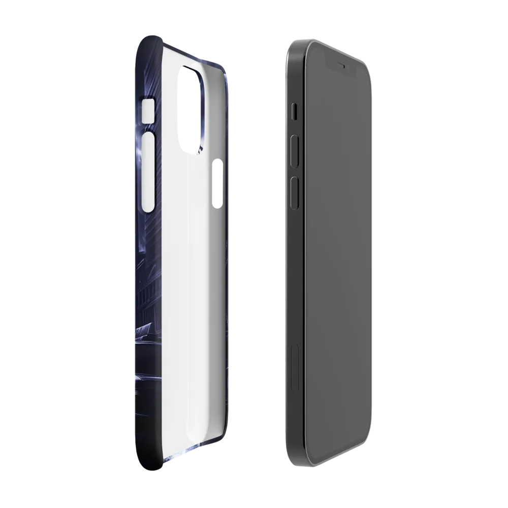 Stormy Cityscape: Shadows of the Night | Phone Case |  12 Pro | Snap Case | Matte