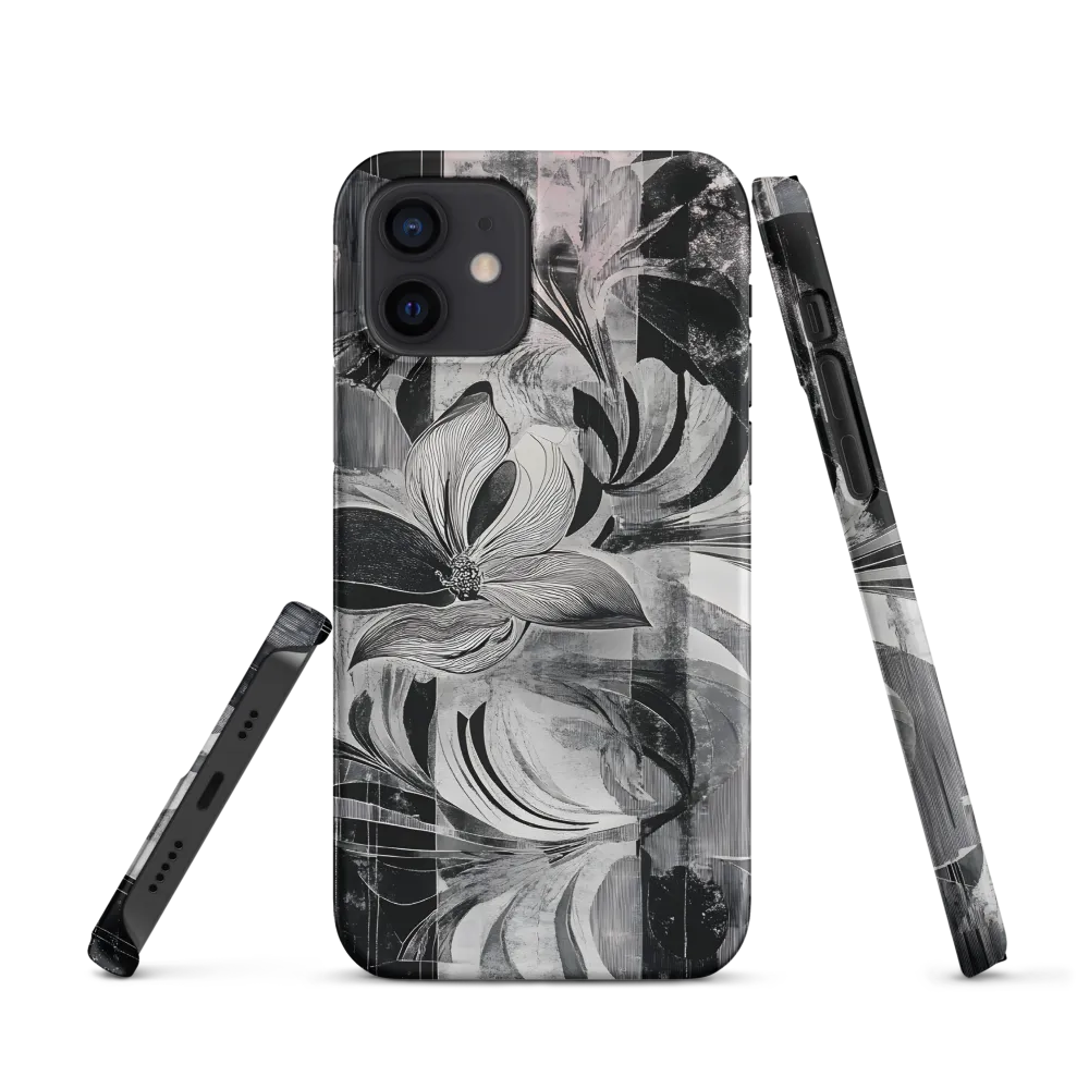 Floral Fusion in Monochrome