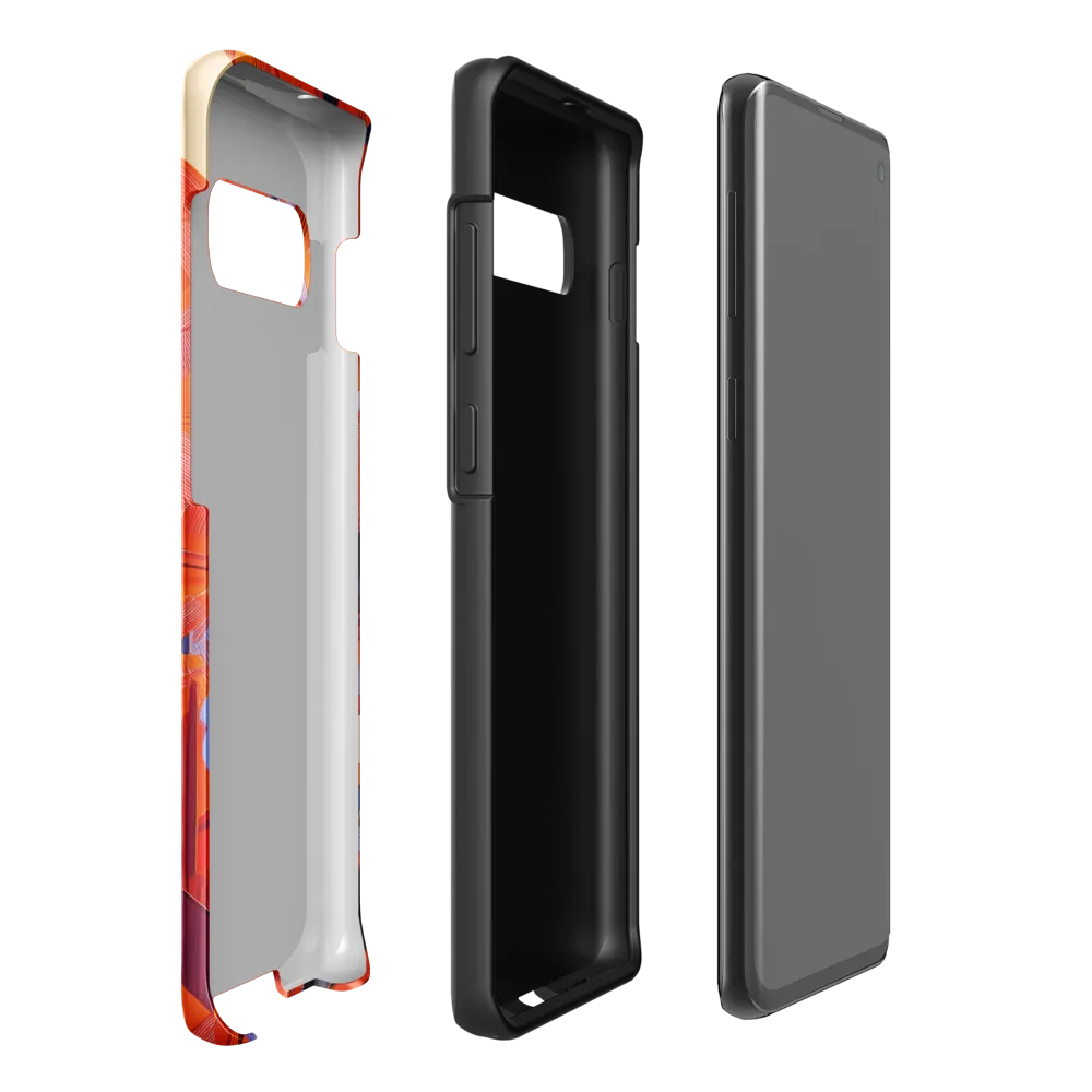 Vibrant Geometry | Phone Case |  S10 Plus | Tough Case | Glossy