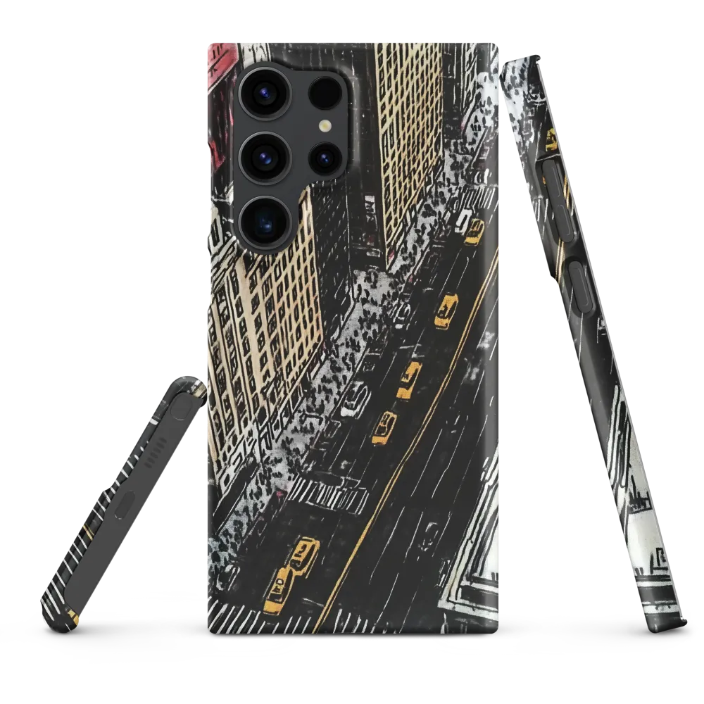 Aerial Symphony: City Pulse | Phone Case |  S23 Ultra | Snap Case | Matte